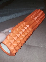 Массажный ролик EasyFit Grid Roller v2.2 45 см синий (ролик-валик для МФР и йоги, массажер для спины, ног, рук, шеи)