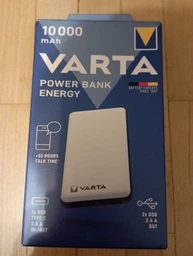 Varta Power Bank Energy 10000 мАч оснащенный усовершенствованной технологией безопасности c зарядным кабелем фото от покупателей 12