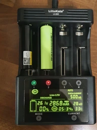 Акумулятор 18650 3200mAh Li-Ion, (3050-3350mah), 3.7V (2.75-4.2V), Blac Liitokala (Lii-32A) фото від покупців 1