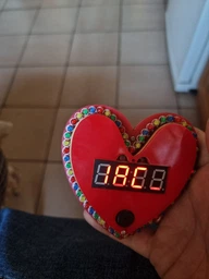 Радиоконструктор часы Love ArduinoKit электронные сборные в виде сердца