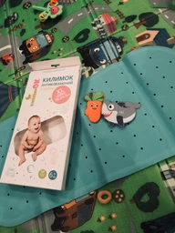 Антискользящий коврик Kinderenok XL Бирюзовый (071113_005) фото от покупателей 13