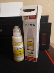 Чернила для Canon PIXMA G2411 Canon 490 Cyan 70мл 0664C001 фото от покупателей 2