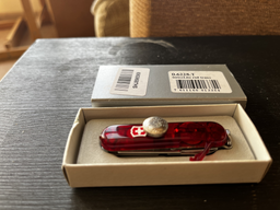 Швейцарський ніж Victorinox SwissLite Red Transparent (0.6228.T)