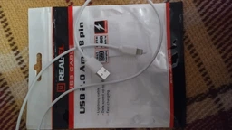 Кабель Real-El USB 2.0 AM-8pin 1 м White (EL123500033)