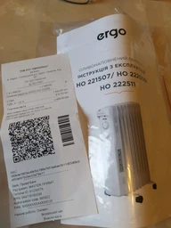 Олійний обігрівач радіатор ERGO HO222009, 9 ребер, 3 рівні потужності 800/1200/2000Вт фото від покупців 1