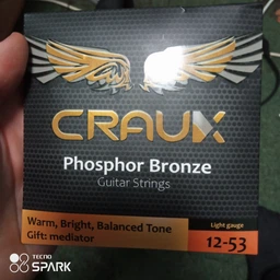 Струны для акустической гитары Craux Strings (Калибр 12-53) фото от покупателей 2