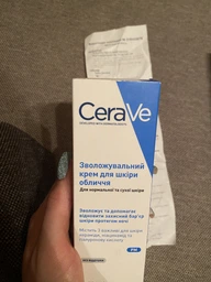 Дневной увлажняющий крем CeraVe для нормальной и сухой кожи лица с SPF30 52 мл (3337875840620) фото от покупателей 5