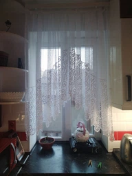 Короткая тюль для кухни в форме арки Adagio Windows Decor 3,1х1,35м