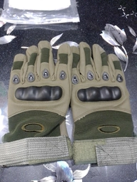 Рукавички Тактичні із Закритими Пальцями Зелений Clefers Tactical GLFR розмір М - Військові Осінньо-Зимові (5002113М) фото від покупців 9