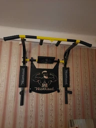Турнік бруси на стіну Workout з рамкою SAB 5 в 1 (4в1) з адаптивною спинкою для преса Розбірний домашній настінний спортивний тренажер (WO) фото від покупців 7