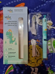 Електрична зубна щітка Vega Kids VK-500Р (рожева) фото від покупців 9