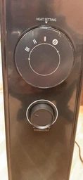 Масляный радиатор обогреватель напольный Kumtel LUX-1230S 2300 Вт 11 секций 30 кв м Черный