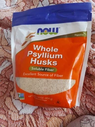 Шелуха семян Подорожника Псиллиум NOW FOODS Psyllium Husks Whole 4540 г