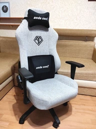 Кресло для геймеров Anda Seat Phantom 3 Size l Dark Gray Fabric (ad18y-06-gb-f) фото от покупателей 3