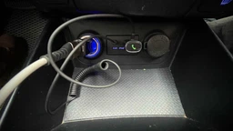 Беспроводной аудиоадаптер ресивер AUX в авто USAMS Aluminum Alloy Car Wireless Audio Receiver US-SJ504 |BT5.0, TF Card| трансмиттер, FM модулятор (US-SJ504)