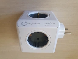 Розгалужувач мережевий Allocacoc PowerCube 4 розетки 2 USB Синій (1202BL/DEOUP) фото від покупців 2