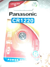 Батарейка Panasonic літієва CR1220 блістер, 1 шт