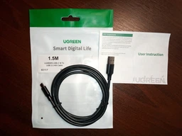 Кабель UGREEN US287 USB 2.0 to USB-C QC3.0 3A 0.25m Black (60114) фото від покупців 10
