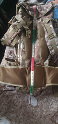 Тактичний рюкзак на 70 літрів з відділенням для зброї BPT8-70 ACU піксель