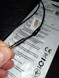 Кабель стерео аудіо Cablexpert CCA-418M 3.5 мм F - 2x3.5 мм M 0.2 м Black фото від покупців 1