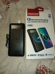 УМБ Promate AuraTank-20 20000 mAh, Qi, USB-C PD, USB-А QC3.0, 2xUSB-A White (auratank-20.white) фото від покупців 11