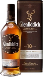 Віскі Glenfiddich 18 років витримки 0.7 л 40% у подарунковій упаковці (5010327325323)