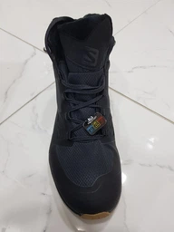 Мужские демисезонные ботинки для треккинга Salomon Outsnap Cswp L40922000 44 (10US) 28 см Черные (193128079147) фото от покупателей 7