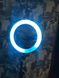 Набор блогера LED лампа RGB MJ-26 26 см + штатив 2.1м + держатель для телефона для фото и видео фото от покупателей 13