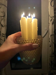 Свечи хозяйственные набор 6 штук парафиновые 16 см (8 часов горения) SWIECE белые СВ-6 фото от покупателей 18