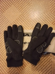 Перчатки флисовые сенсорные Storm Unis. XL/22-24см; Black. Универсальные зимние перчатки Штурм. фото от покупателей 1