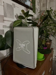 Пилозахисний сірий кейс-чохол BUBM для ігрової консолі-приставки Sony PlayStation 5 (PS5/PS5 Digital Edition)