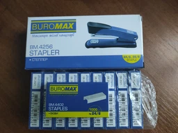 Степлер Buromax №24, 26 25 листов Синий (BM.4256-02)