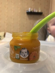 Дитяче пюре Gerber гарбуз 80 г (7613287348173) фото від покупців 1