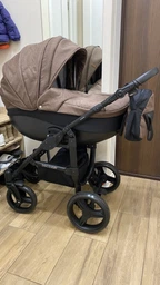 Дитяча універсальна коляска 2 в 1 Angelina Discovery Evolution ДЕ-21 Темно-сіра фото від покупців 7
