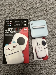 Детская портативная игрушка термопринтер JETIX Mini Printer для печати со смартфона без заправки чернил фото от покупателей 2
