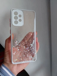 Чохол Stardust з кольоровими бортиками для Samsung A52 Рожевий фото від покупців 2