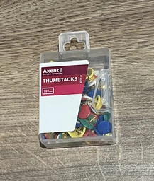 Набор кнопок Axent 100 шт Разноцветные (4214-A)