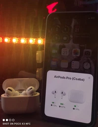 Бездротові навушники Air Pro вакуумні з активним шумозаглушенням для IOS / Android миттєве підключення по Bluetooth в комплекті бездротовий кейс MagSafe та кабель для заряджання Typc-c to Lightning PAVLYSH 88-KN фото від покупців 1