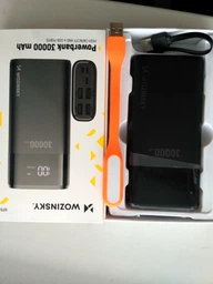Універсальна мобільна батарея 30000 mAh Wozinsky WPB-001BK Black 4xUSB фото від покупців 7