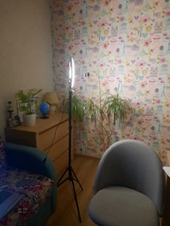 Набір блогера LED лампа 26 см + штатив 2.1м + тримач для телефону для фото та відео фото від покупців 14