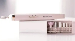 Мини фрезер для маникюра и педикюра со встроенным аккумулятором Flawless Salon Nails беспроводной Белый фото от покупателей 8
