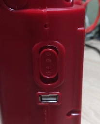 Аварійний акумуляторний ліхтар лампа Almina DL-2424 з функцією Power bank переносний світильник 24 LED Червоний фото від покупців 1