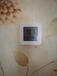 Датчик температури і вологості Mijia Bluetooth Thermometer 2 (LYWSD03MMC) Hygrometer Bluetooth 4.2 BLE (Гігрометр, Термометр) фото от покупателей 9