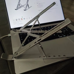 Подставка для ноутбука Vention Laptop X-type Stand до 17'' Silver Aluminum Alloy (KDMI0) фото от покупателей 9