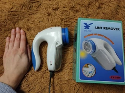 Машинка для удаления и стрижки катышков от сети Lint Remover YX-5880 220V Бело-Синяя