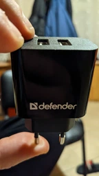 Мережевий зарядний пристрій Defender UPC-21 2xUSB, 5V/2.1А з кабелем micro-USB (83581) фото від покупців 1