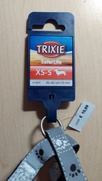 Шлея Trixie 12231 Silver Reflect с лапами XS-S 30-40 см / 15 мм светоотражающая Серая (4011905122311) фото от покупателей 2