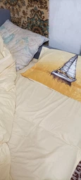 Постільна білизна Poplin Hobby Maritim жовтий полуторний 8698499154445