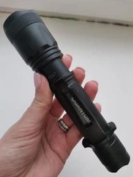 Ліхтар ручний Quantum Techno QM-FL1010-18650/1500-PB 10W LED з USB Чорний (4771129046571)