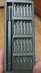 Отвертка Xiaomi Mi Precision Screwdriver + 24 насадки MJJXLSD002QW (BHR4680GL) фото от покупателей 5